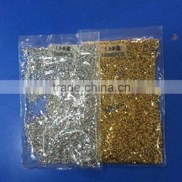 Mini Electroplate Gold & Sliver Acrylic Pearl Nail Art Jewelry Nail Tool Kit Design