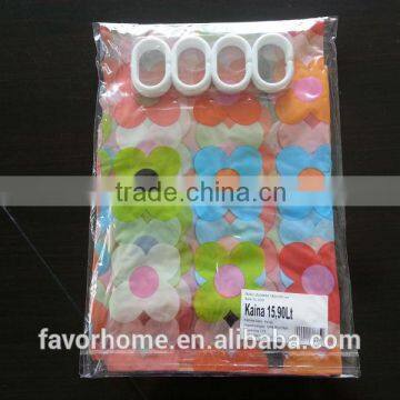 Stocklot Printed PVC Shower Curtain For Sales