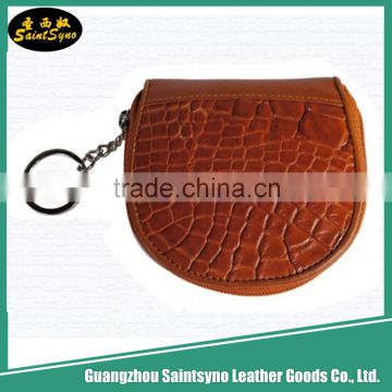 Factory hot selling different shaped leather coin purse,coin wallet