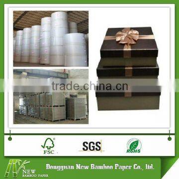 Dongguan grade AA black side laminated grey paperboard