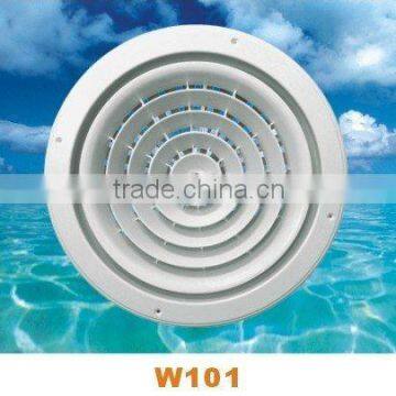 W101 Auto Spin ABS plastic Air Diffuser, round air diffuser