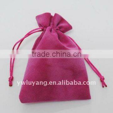 Drawstring Velvet Fabric Gifts Bag For Brithday Gifts