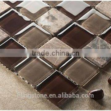 Coffee Mosaic Glass and slate mix for sunny europe