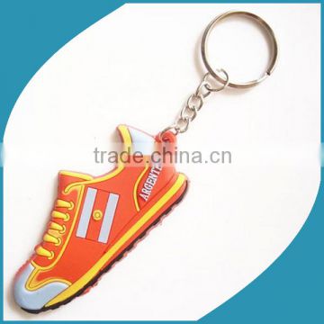 2d shoe pvc keychain for promotional