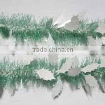 2015 Wholesale Light Green Christmas Tinsel Garland