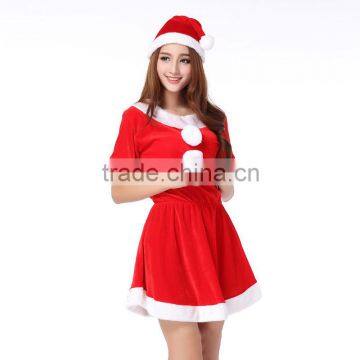 Santa Suit Fabric Dress