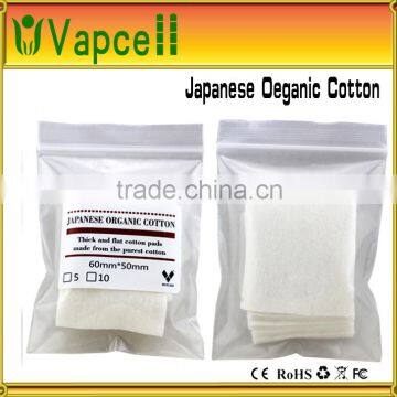 Wholesale 100% Japanese Organic cotton Muji Cotton For Wick RDA atomizer