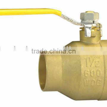 Solder End Brass Ball Valve