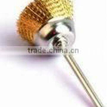 new mini brass wire bristle brush