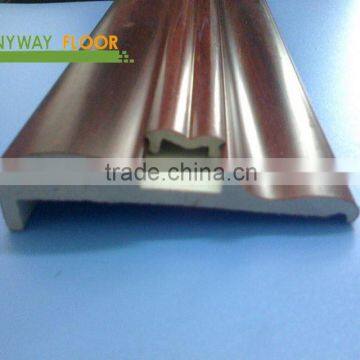 PVC panel aluminum skirting board use Hot compress