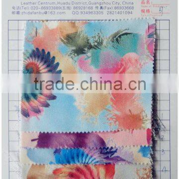 new style digital printing on fabric brief flower print fabric 100% polyester