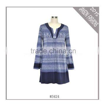 2015 wholesale casual pajama dress for women