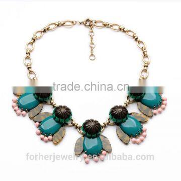 Hot selling fashion handmade chunky pearl necklaces SKA4700