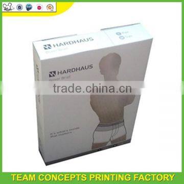 Lamination packing paper box with pvc windows