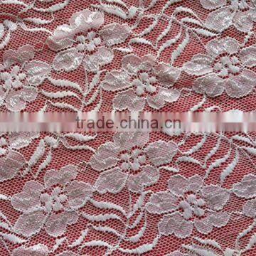 Nylon floral lace fabric wholesale 7522