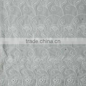 100% Cotton new design swiss lace fabrics