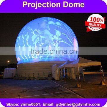 2016 high quality white inflatable 3D dome tent for parties and events, air planetarium dome tent                        
                                                Quality Choice