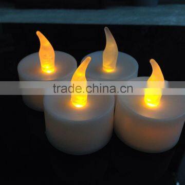 flamless led candle special shape flickering light for holiday chritmas