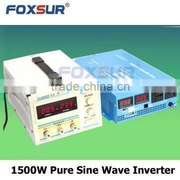 Hot Sale Stable quality 1500W Pure Sine Wave Inverter High Quality 48V DC to 110V AC, DC to AC Solar power inverter Off Grid