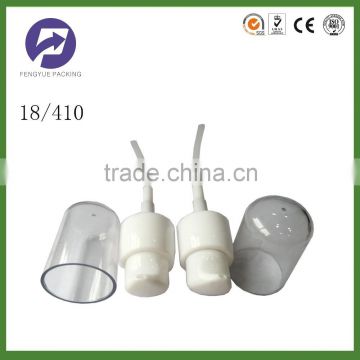 18/410 plastic lotion pump with overcap