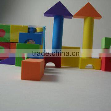 soft colorful 2*15*8cm eva foam building blocks