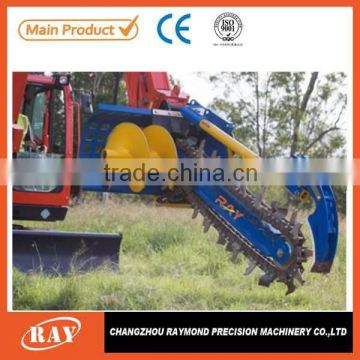 farm trencher chain for tractor apply to irrigation, tree planting trencher