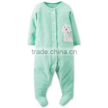 Online Shopping Organic Cotton Infant Girls Casual Animal Coverall Romper                        
                                                Quality Choice