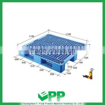 1100*1000 Hot sale! Hard plastic pallet, plastic transport pallet racking plastic pallet