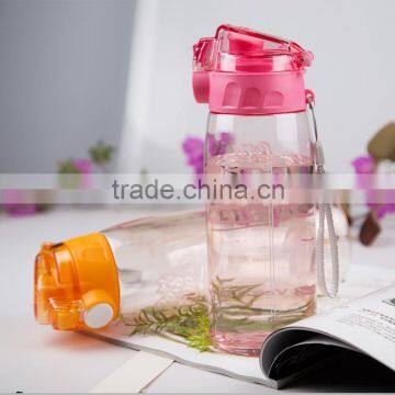 bpa free water bottle /sports bottle/plastic sports bottle with straw