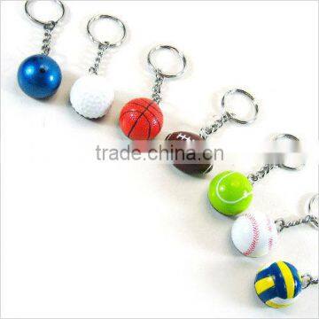 promotional gifts PU ball keychain