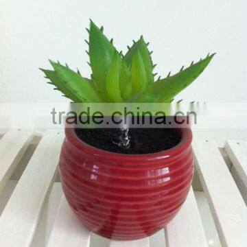 Wholesale table decoration top quality Artificial succulent bonsai