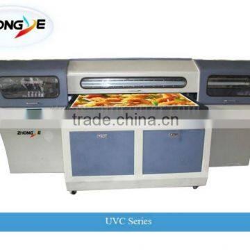 Small flatbed printer UV inkjet printer with UV LED drying system