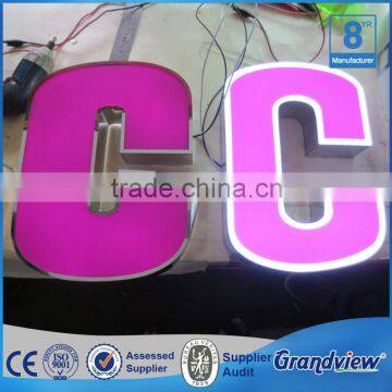 Front Lit Epoxy Resin Face Channel Letter Retail Shop Sign Quality Choice photo-2