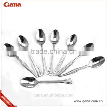 hot sale flower printing stainless steel flatware set with leather/wooden case