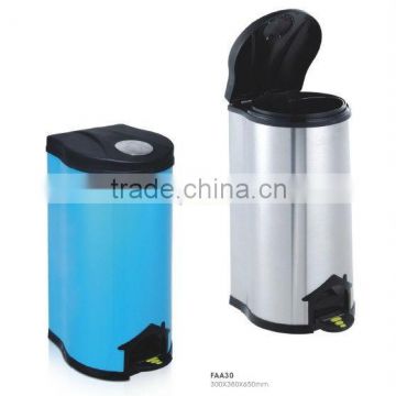 colorful Pedal type Plastic Cover Stainless Steel Dustbin Plastic Cover