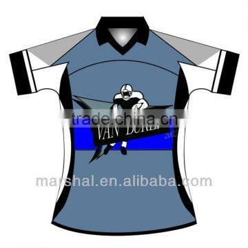 High quality custom design sublimation rugby jersey