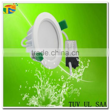 Waterproof bathroom use 12w AC85-245v led downlight led ceiling light