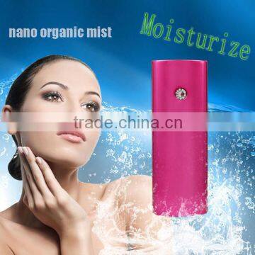 2015 new personal care instrument fasion rechargeable portable face humidifier sprayer