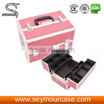 Hot Pink Croc Pro Make up Case