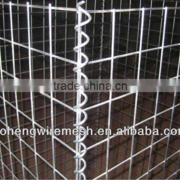 2014 HOT SALE high tensile galvanized welded gabion box stone gabion cage