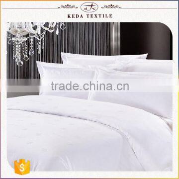 Manufacturer cheap wholesale hotel textile products 3pcs pure cotton white bed sheet