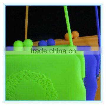 children silicone single travel shoulder bag