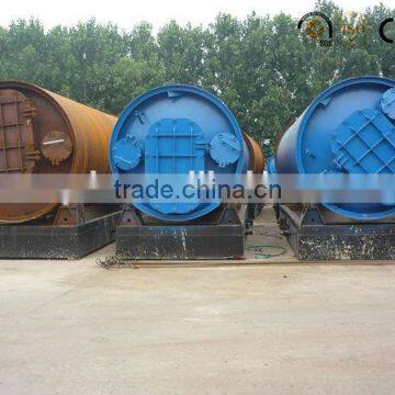 No pollution waste plastic or waste rubber raw material pyrolysis plant