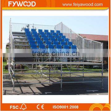 Hot sale outdoor assembly metal bleachers, bleacher chairs stadium seats