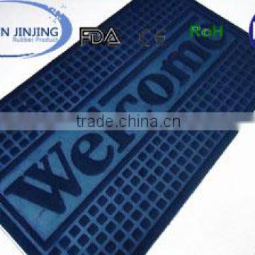 Customized outdoor entrance rubber mat