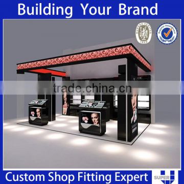 2016 High Quality Makeup Store Furniture Customized Kiosk Cosmetics Shop Fitting