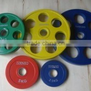 gym use rubber weight plates/fitness accessories