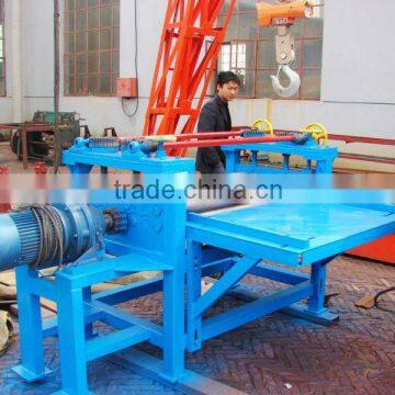 Colored steel tile checking leveling machine