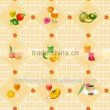 nonwoven backing table cloth/cheap table cloth/colorful pvc table cloth with nonwoven backing