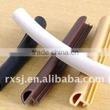 Black EPDM co-extrusion sealing strip for curtain